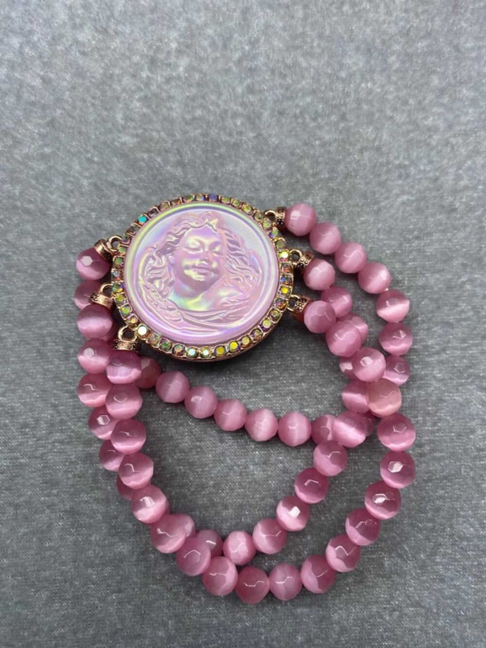 Alexis Bittar Sleeping Beauty Collection Cats Eye Bracelet